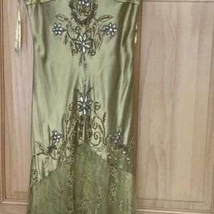 Sue Wong Nocturne Beaded Silk Dress